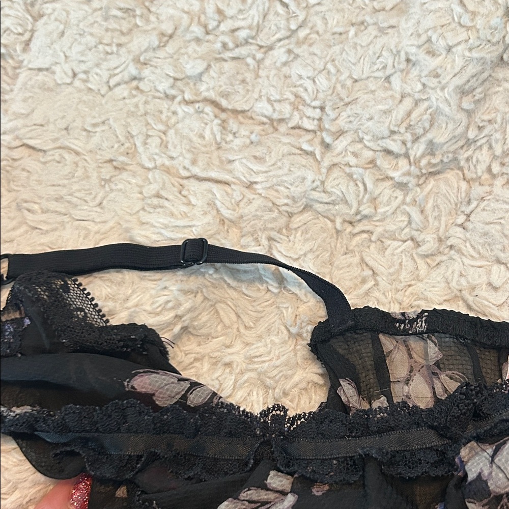 Floral Lace Trim Slip Dress - Picture 8 of 13